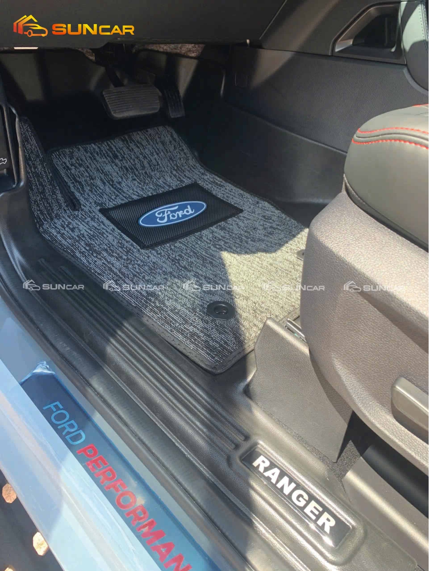 Thảm lót sàn ô tô TPE xe Ford Ranger 2014-2025