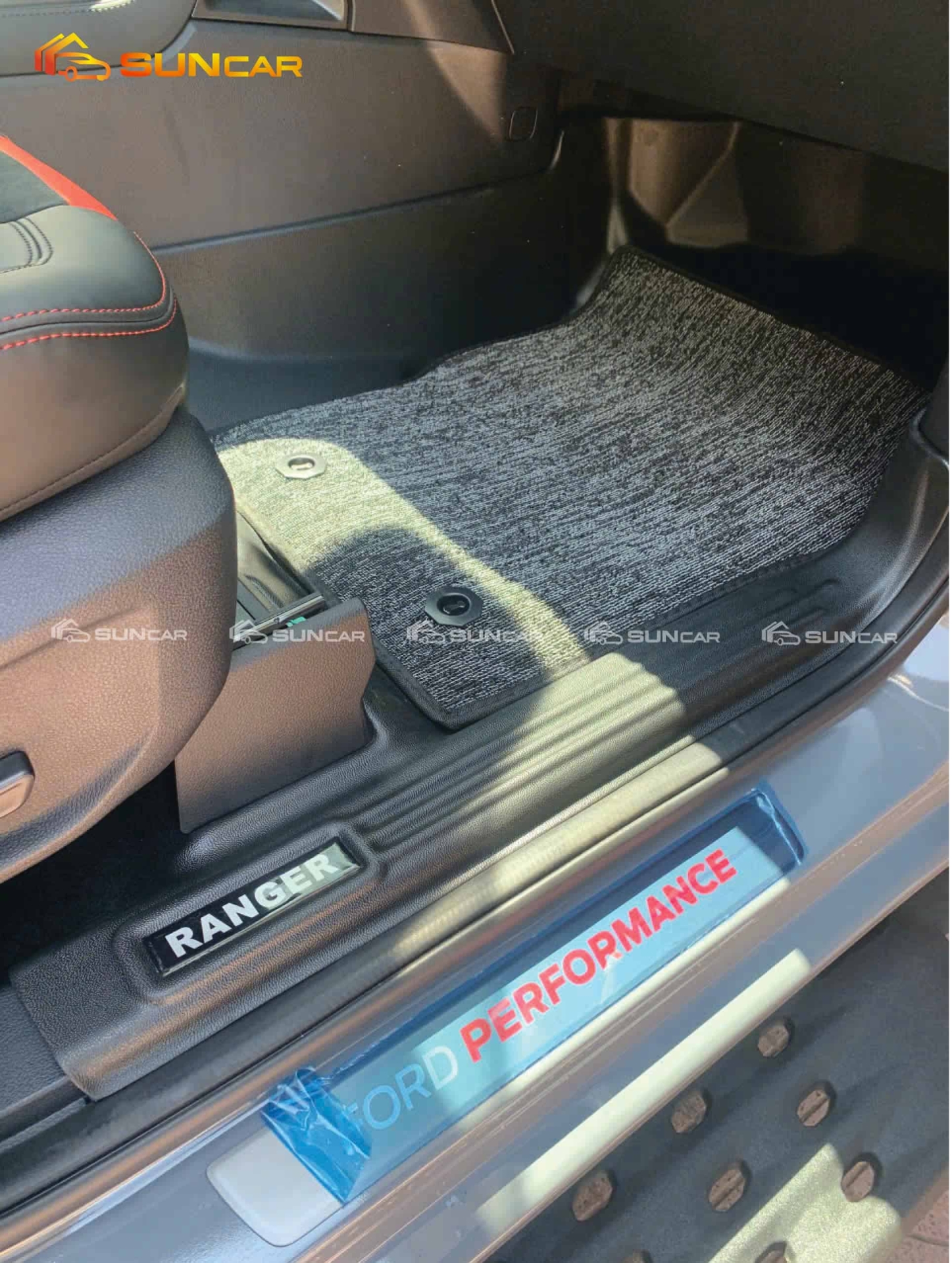 Thảm lót sàn ô tô TPE xe Ford Ranger 2014-2025