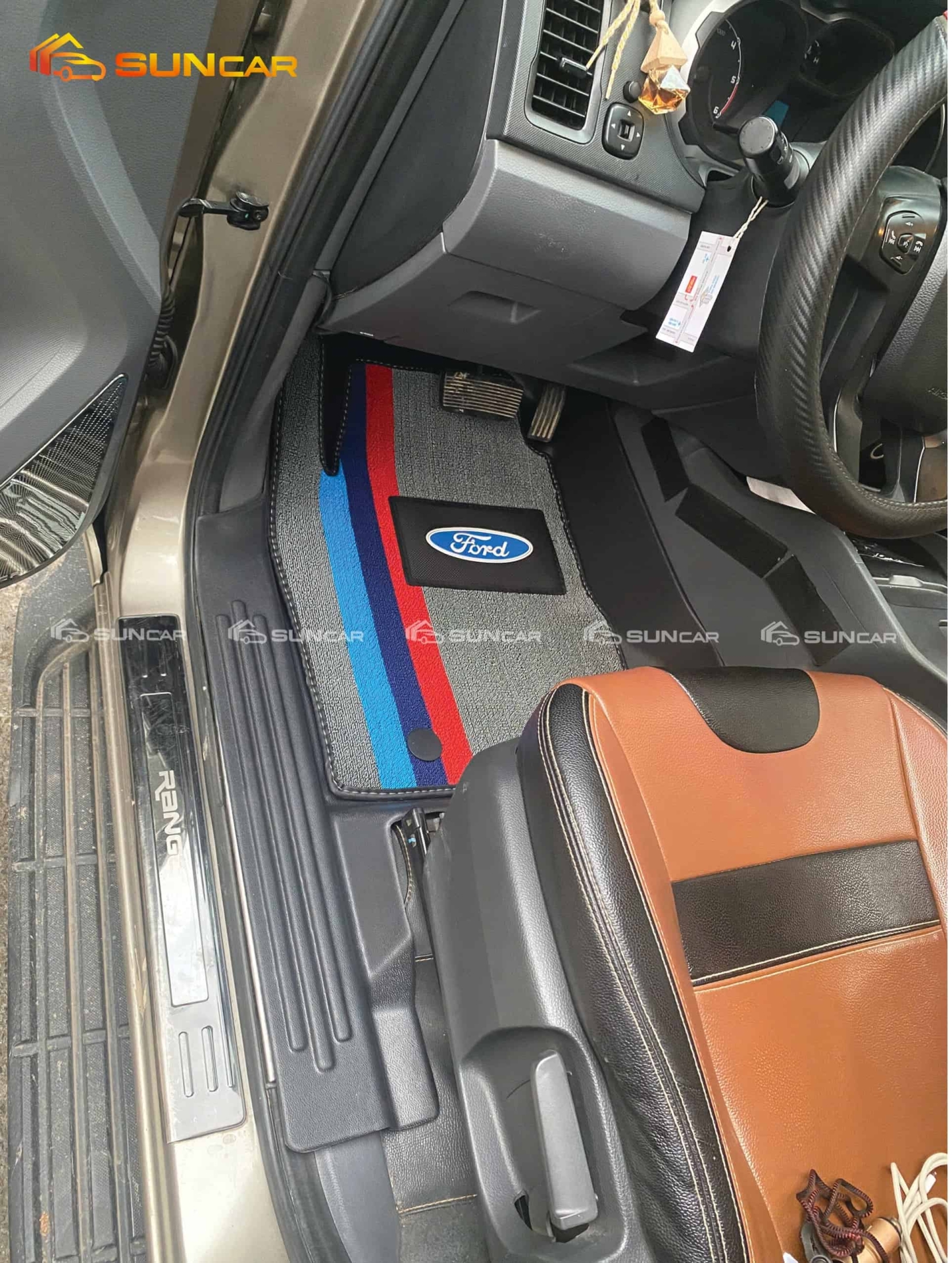 Thảm lót sàn ô tô TPE xe Ford Raptor 2014-2025