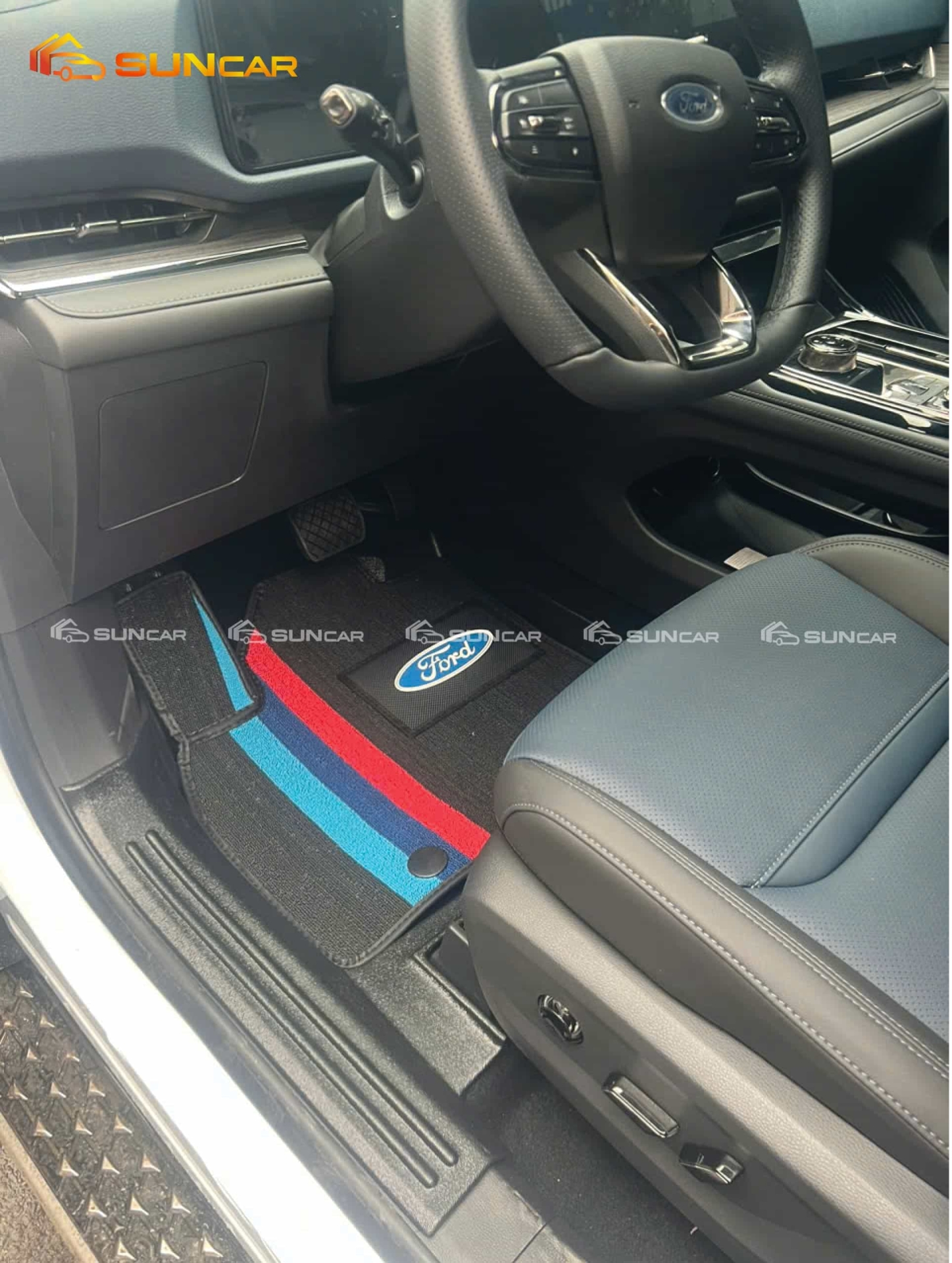 Thảm lót sàn ô tô TPE xe Ford Territory 2022-2025