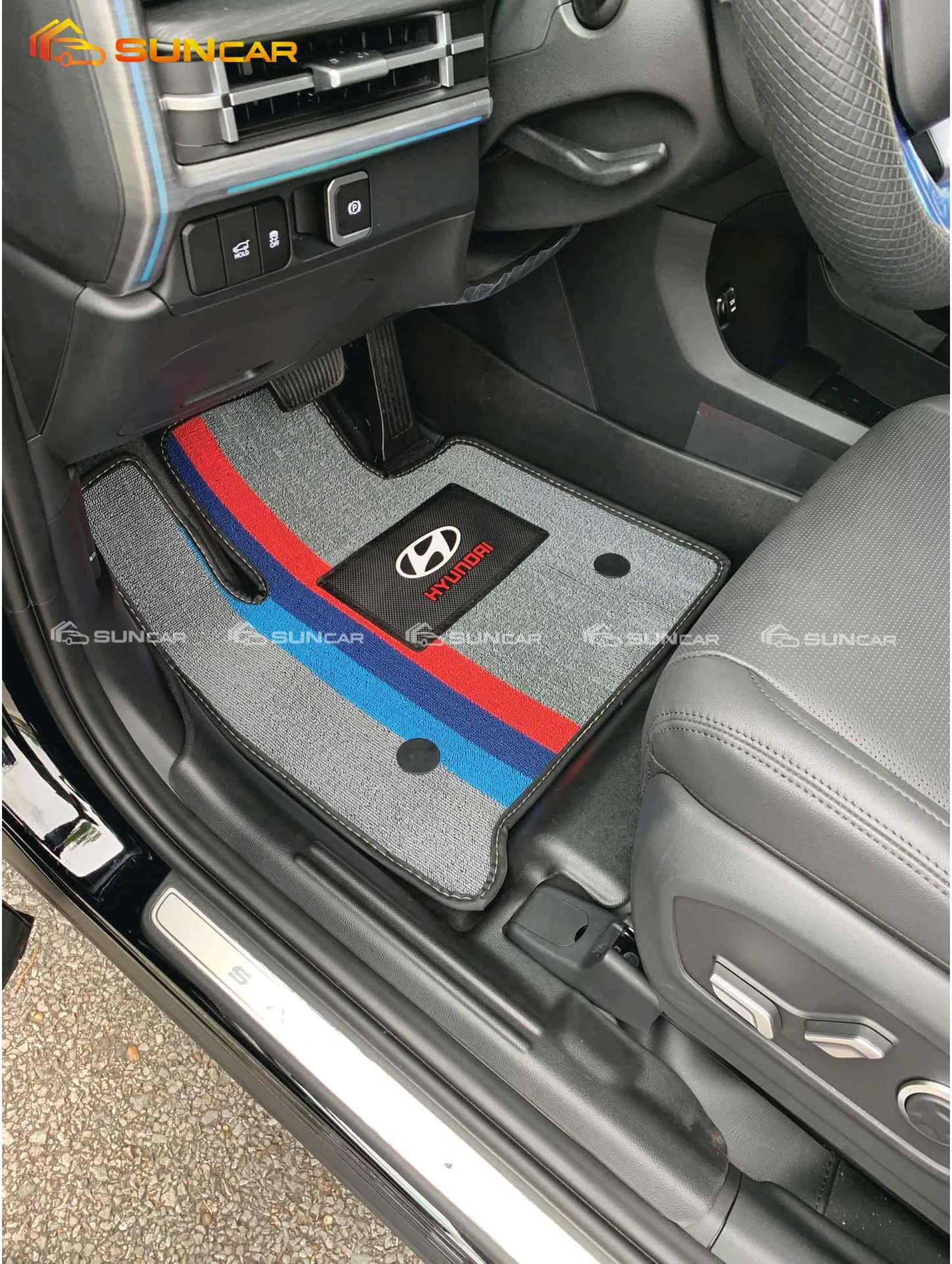 Thảm lót sàn ô tô TPE xe Hyundai Santafe 2013-2025