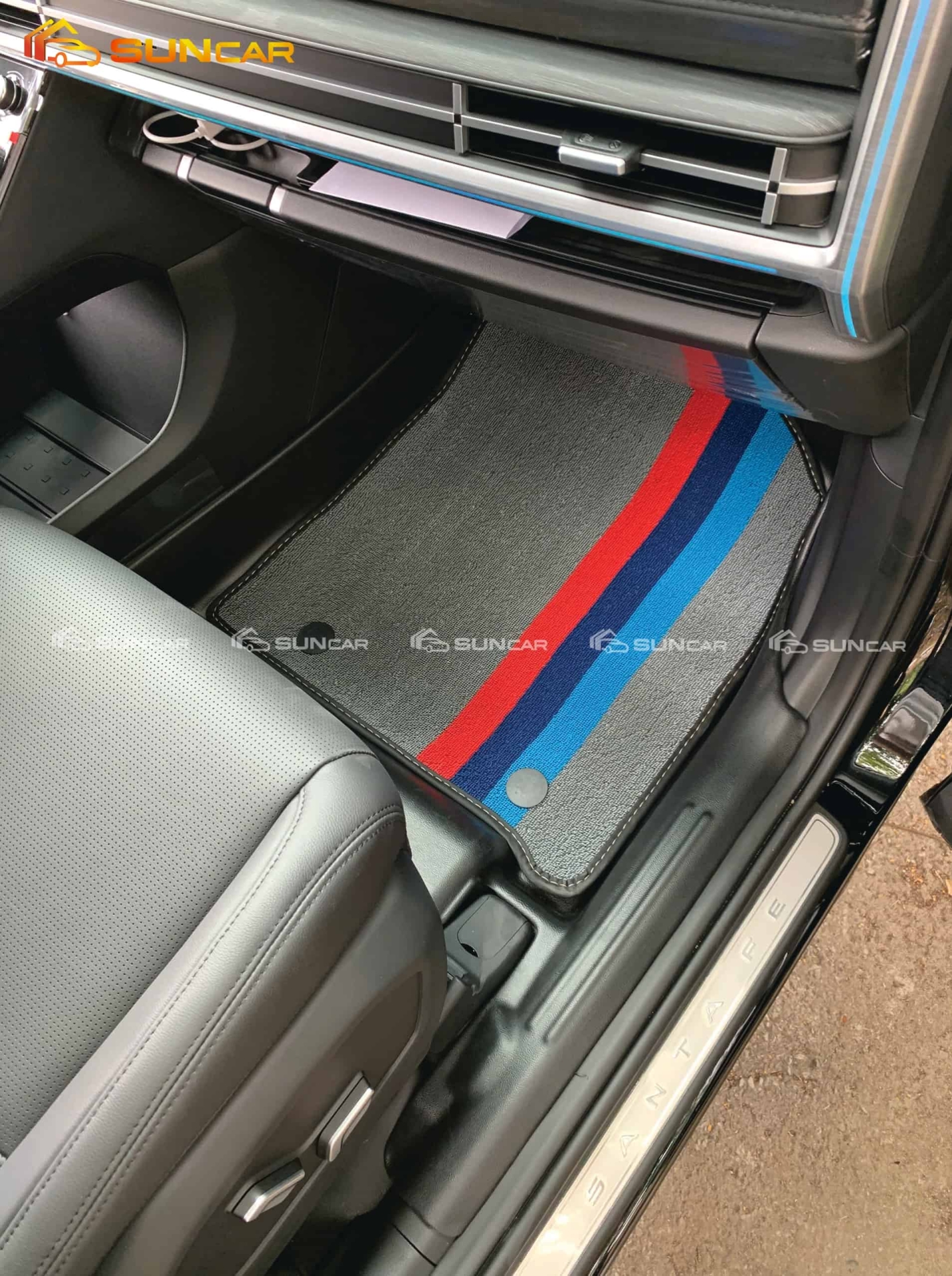 Thảm lót sàn ô tô TPE xe Hyundai Santafe 2013-2025