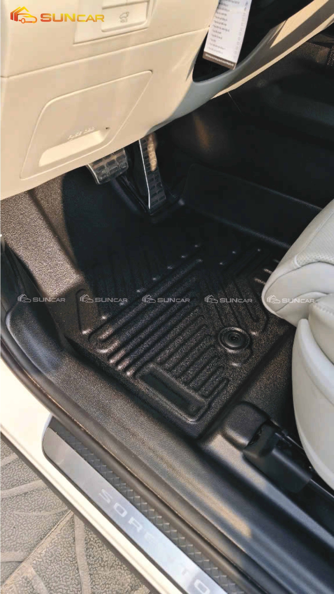 Thảm lót sàn ô tô TPE xe Kia Sorento 2013-2025