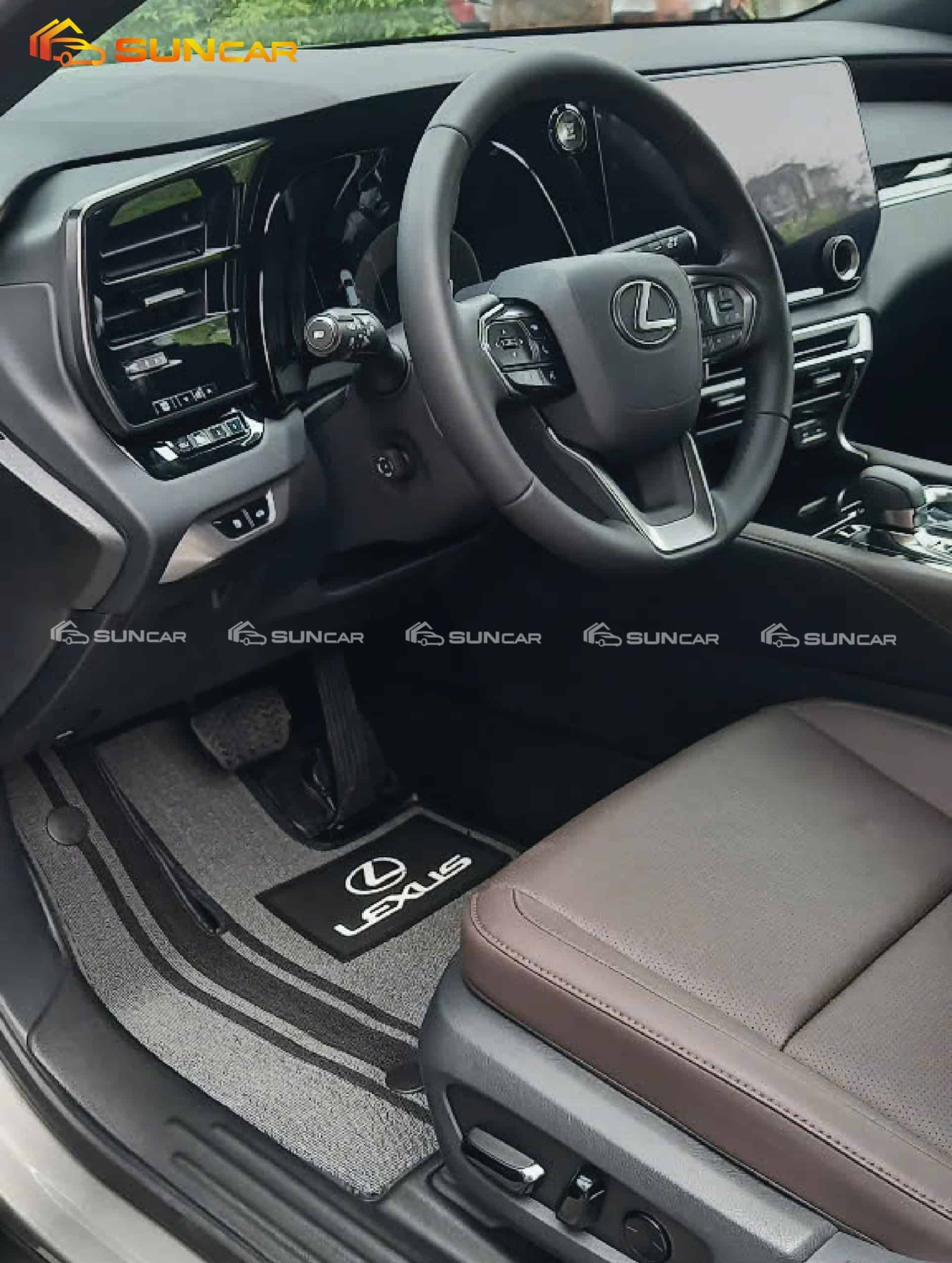 Thảm lót sàn ô tô TPE xe Lexus RX350 2015-2025