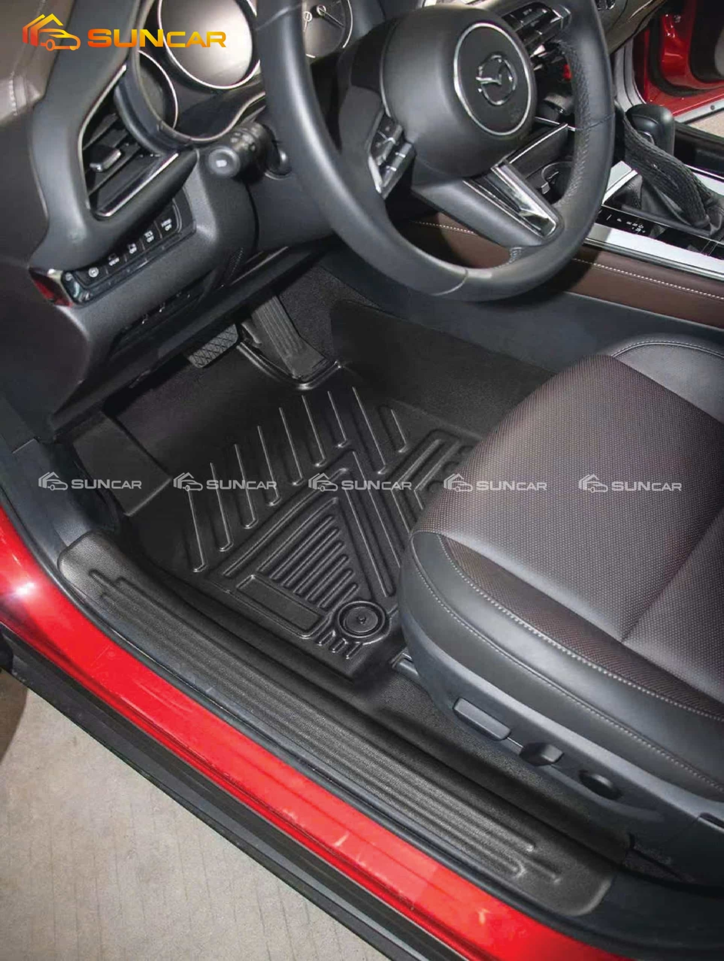 Thảm lót sàn ô tô TPE xe Mazda BT50 2015-2025