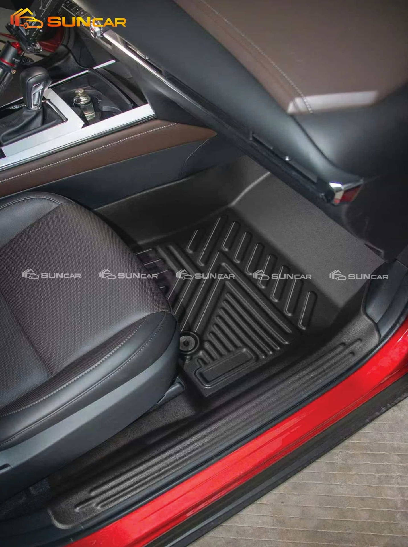 Thảm lót sàn ô tô TPE xe Mazda BT50 2015-2025