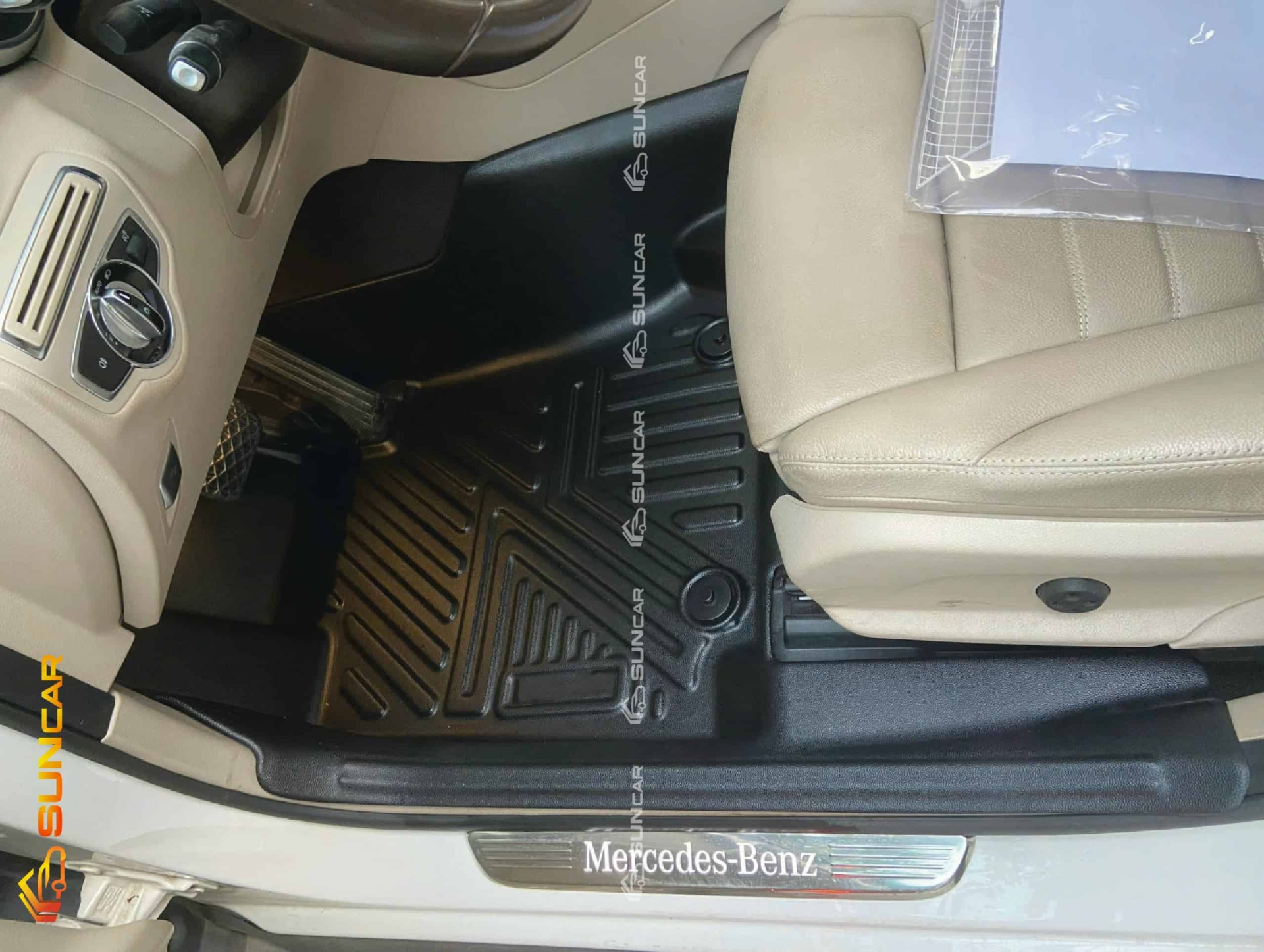 Thảm lót sàn ô tô TPE xe Mercedes C-Class 2017-2022