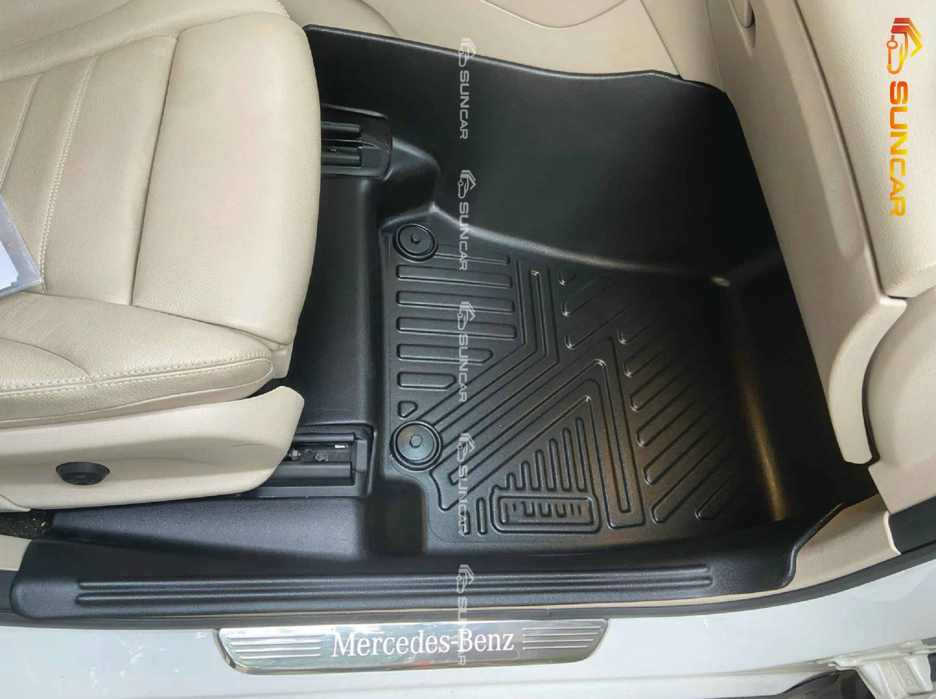Thảm lót sàn ô tô TPE xe Mercedes C-Class 2017-2022