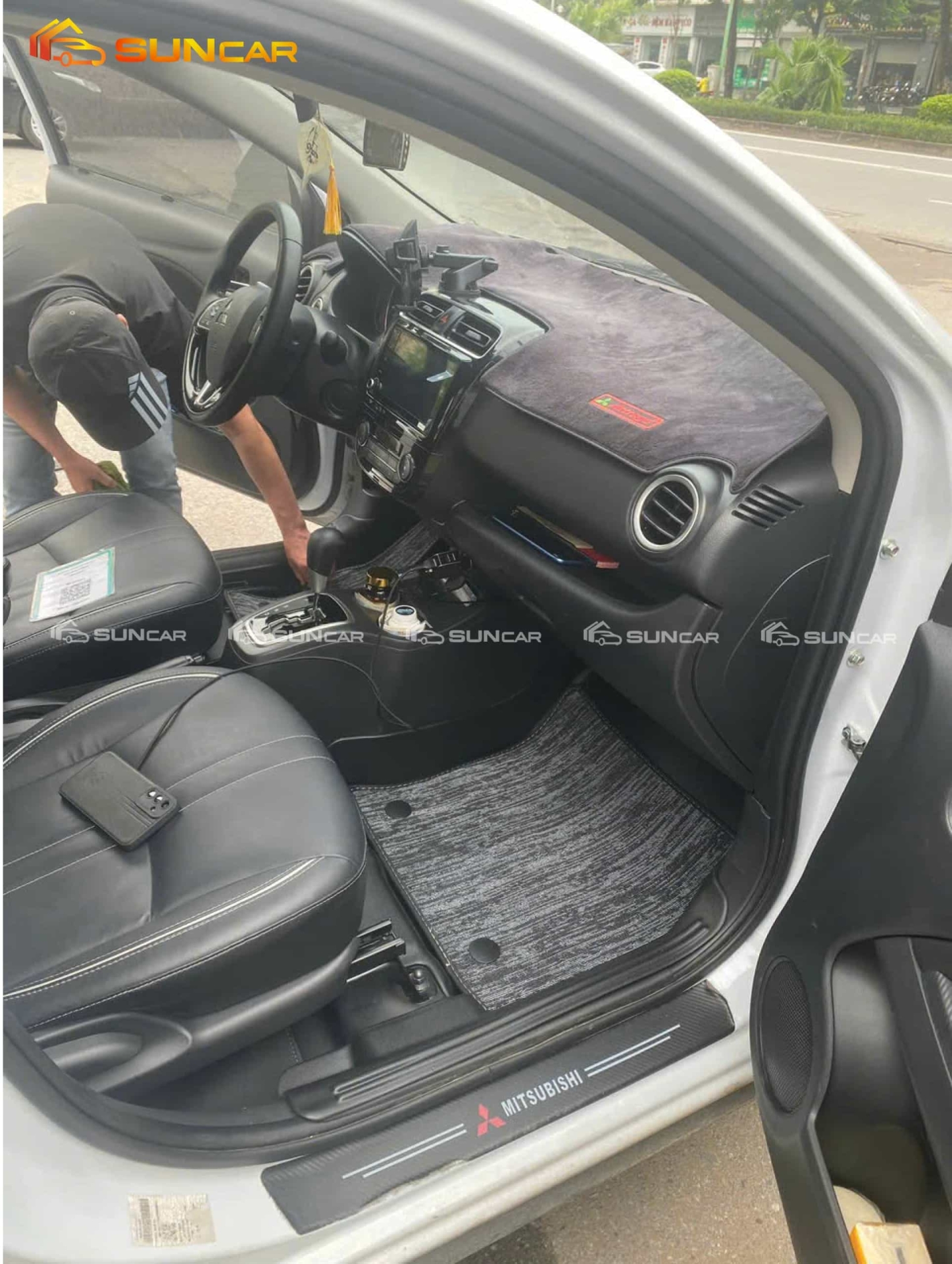 Thảm lót sàn ô tô TPE xe Mitsubishi Mirage 2019-2025