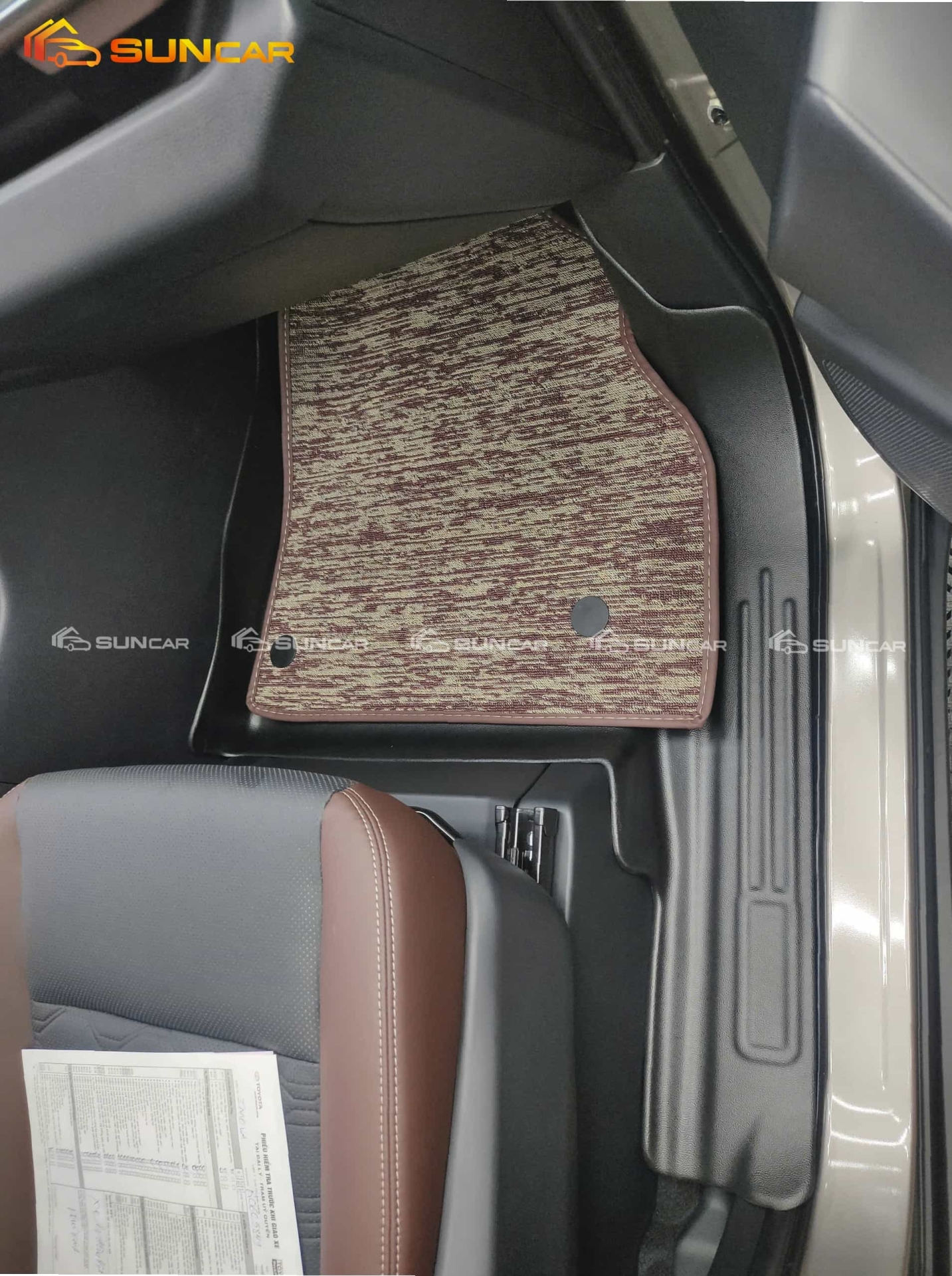 Thảm lót sàn ô tô TPE xe Toyota Innova Cross 2023-2025 (xăng + điện)