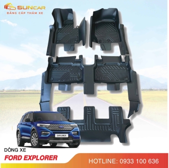 Thảm lót sàn ô tô TPE xe Ford Explorer 2020-2025
