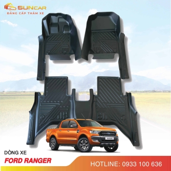 Thảm lót sàn ô tô TPE xe Ford Ranger 2014-2025