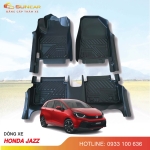 Thảm lót sàn ô tô TPE xe Honda Jazz 2015-2025