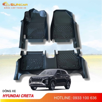 Thảm lót sàn ô tô TPE xe Hyundai Creta 2020-2025