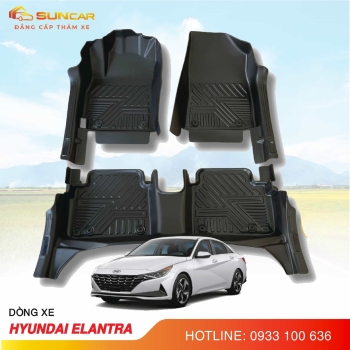 Thảm lót sàn ô tô TPE xe Hyundai Elantra 2016-2025