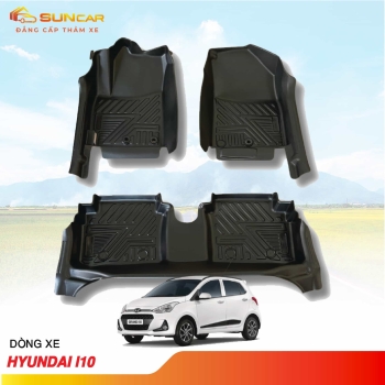 Thảm lót sàn ô tô TPE xe Hyundai I10 2021-2025