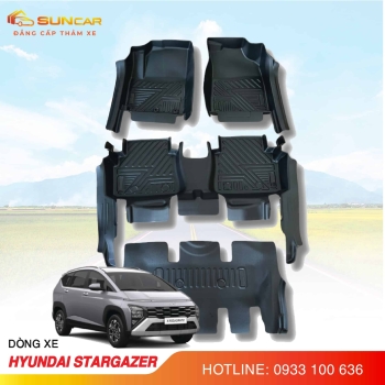 Thảm lót sàn ô tô TPE xe Huyndai Stargazer 2022-2025