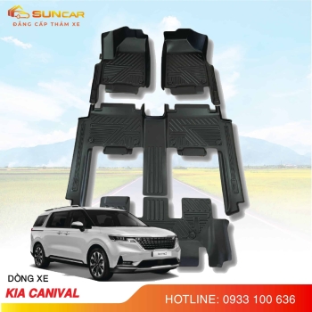 Thảm lót sàn ô tô TPE xe Kia Carnival 2021-2025
