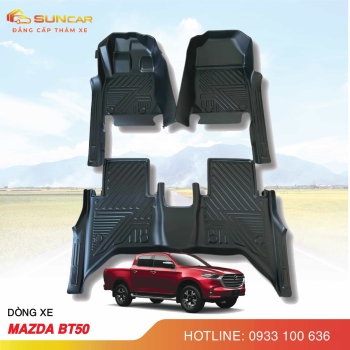 Thảm lót sàn ô tô TPE xe Mazda BT50 2015-2025