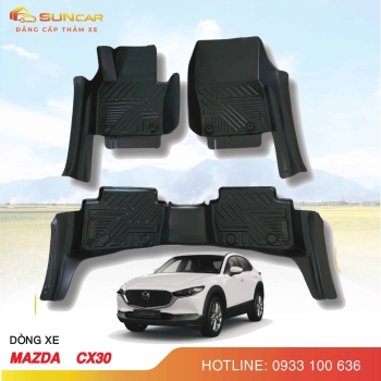 Thảm lót sàn ô tô TPE xe Mazda CX-30 2021-2025