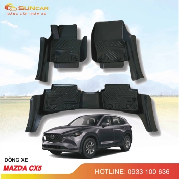 Thảm lót sàn ô tô TPE xe Mazda CX-5 2013-2025