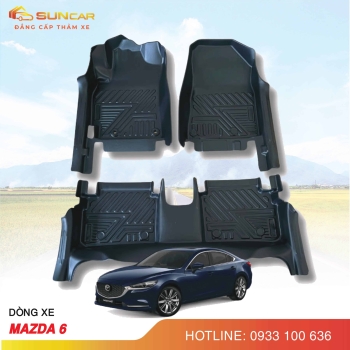 Thảm lót sàn ô tô TPE xe Mazda 6 2014-2025