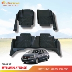 Thảm lót sàn ô tô TPE xe Mitsubishi Attrage 2019-2025
