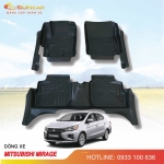 Thảm lót sàn ô tô TPE xe Mitsubishi Mirage 2019-2025