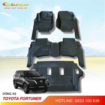 Thảm lót sàn ô tô TPE xe Toyota Fortuner 2008-2025