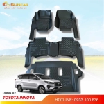 Thảm lót sàn ô tô TPE xe Toyota Innova Cross 2023-2025 (xăng + điện)