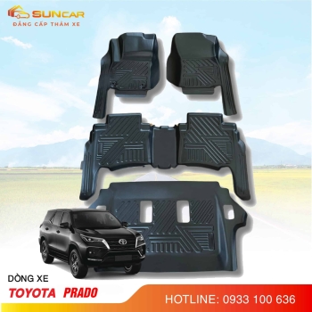 Thảm lót sàn ô tô TPE xe Toyota Prado 2012-2025