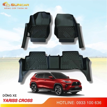 Thảm lót sàn ô tô TPE xe Toyota Yaris Cross 2023-2025
