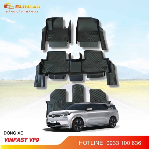 Thảm lót sàn ô tô VinFast chính hãng SUNCAR – Cao cấp, độ bền trên 10 năm