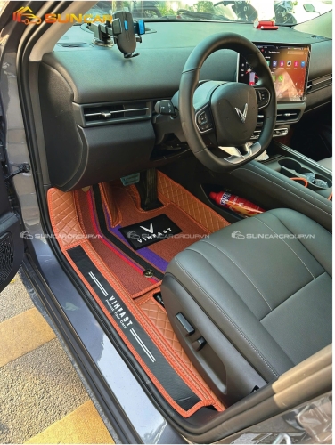 Thảm lót sàn ô tô 5D cao cấp SUNCAR 2025 – Giá xưởng, chất lượng vượt trội