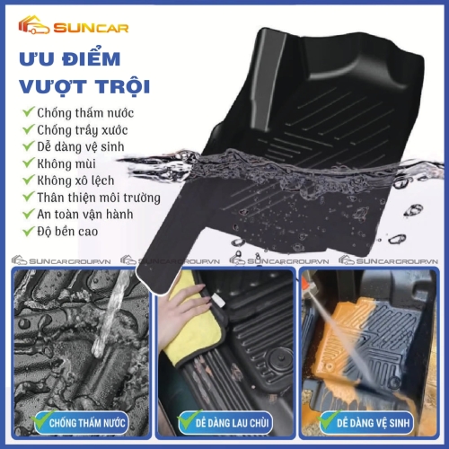 Thảm lót sàn ô tô TPE SUNCAR 2025