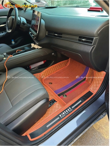 Thảm lót sàn ô tô 5D, 6D cao cấp SUNCAR. Sang trọng, ôm khít, giá xưởng